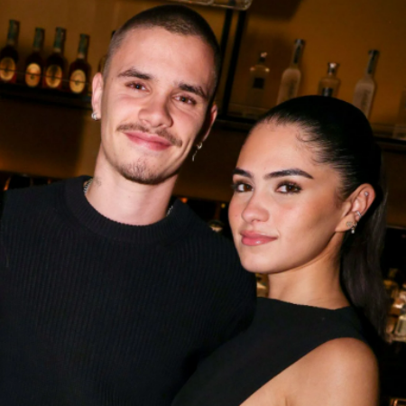 Kim Turnbull and her ex boyfriend, Romeo Beckham.